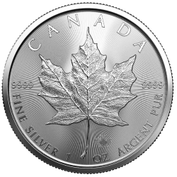 Koop de zilveren Maple Leaf 1 oz 2024 bij Goudwisselkantoor