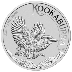 Koop de zilveren Kookaburra 1 oz 2024 bij Goudwisselkantoor